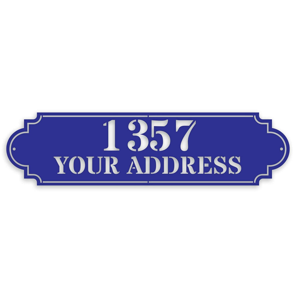 Personalized Horizontal Address Plaque