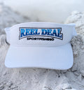 Reel Deal White Visor