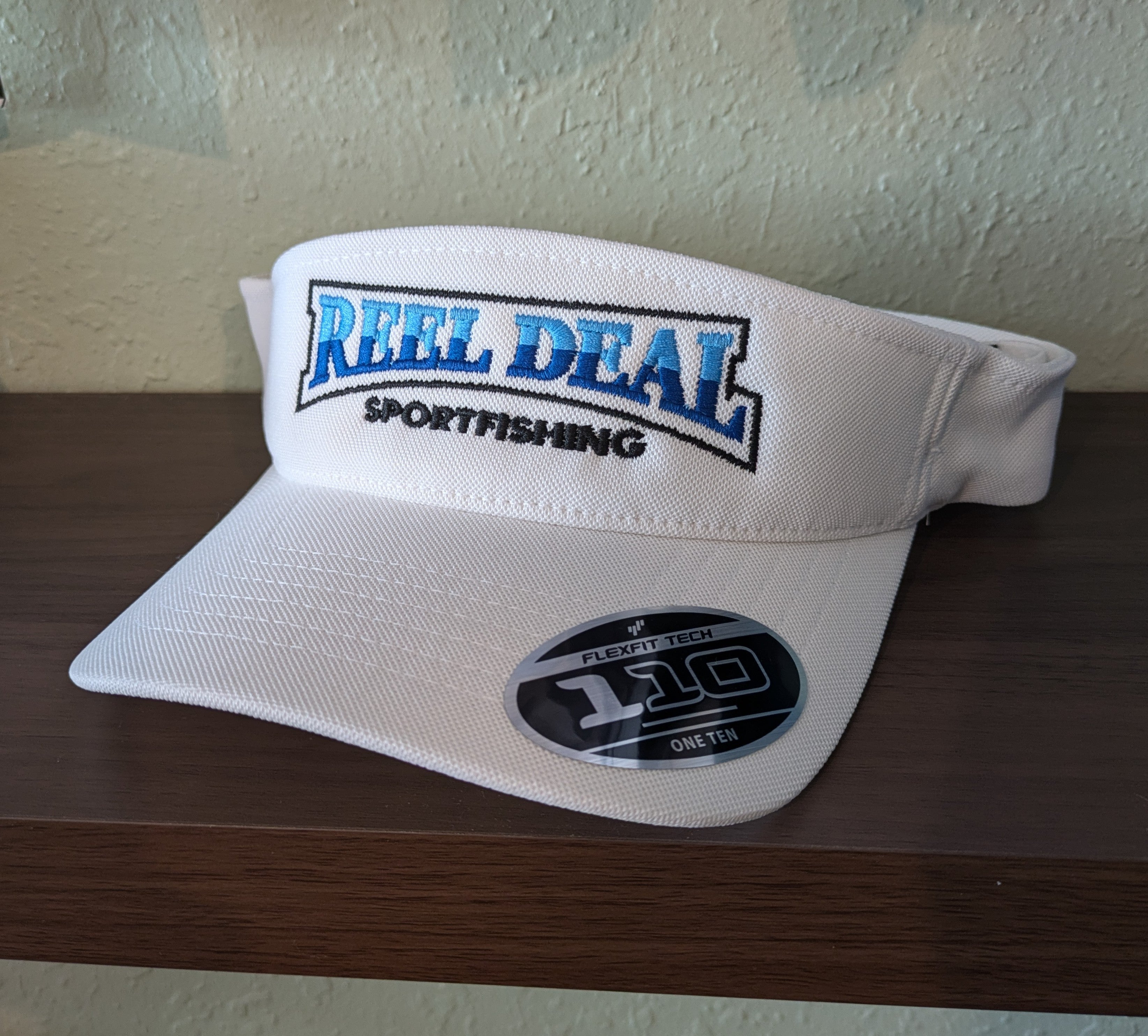 Reel Deal White Visor