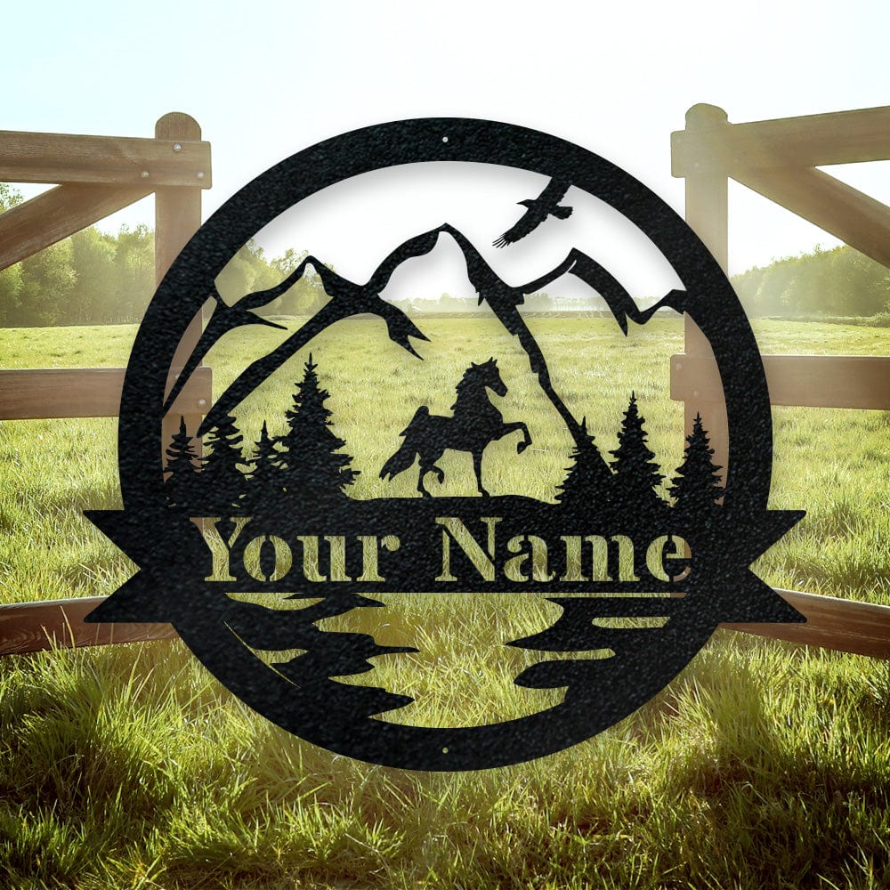 Saddlebred Horse Monogram