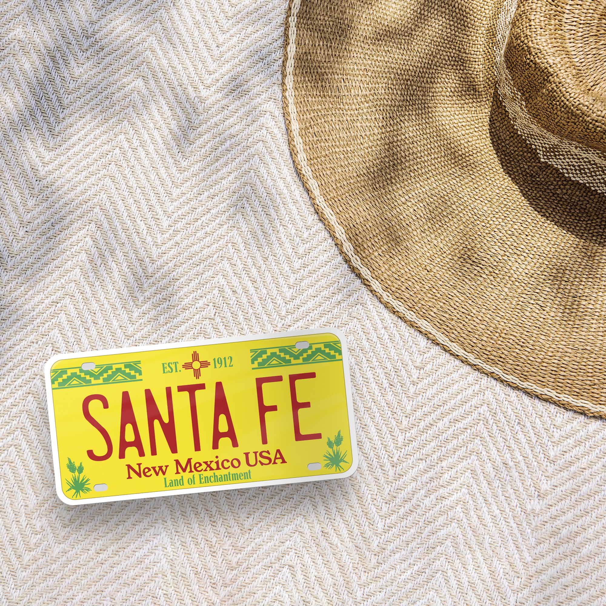 New Mexico License Plate Stickers - Choose Your NM City or National Park Decal