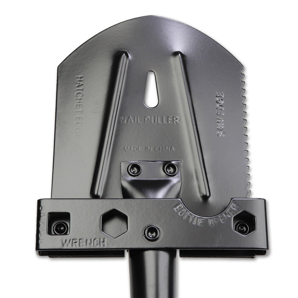 Compact Multi-Function Survival Shovel | Folding Tool with Compass & Survival Kit