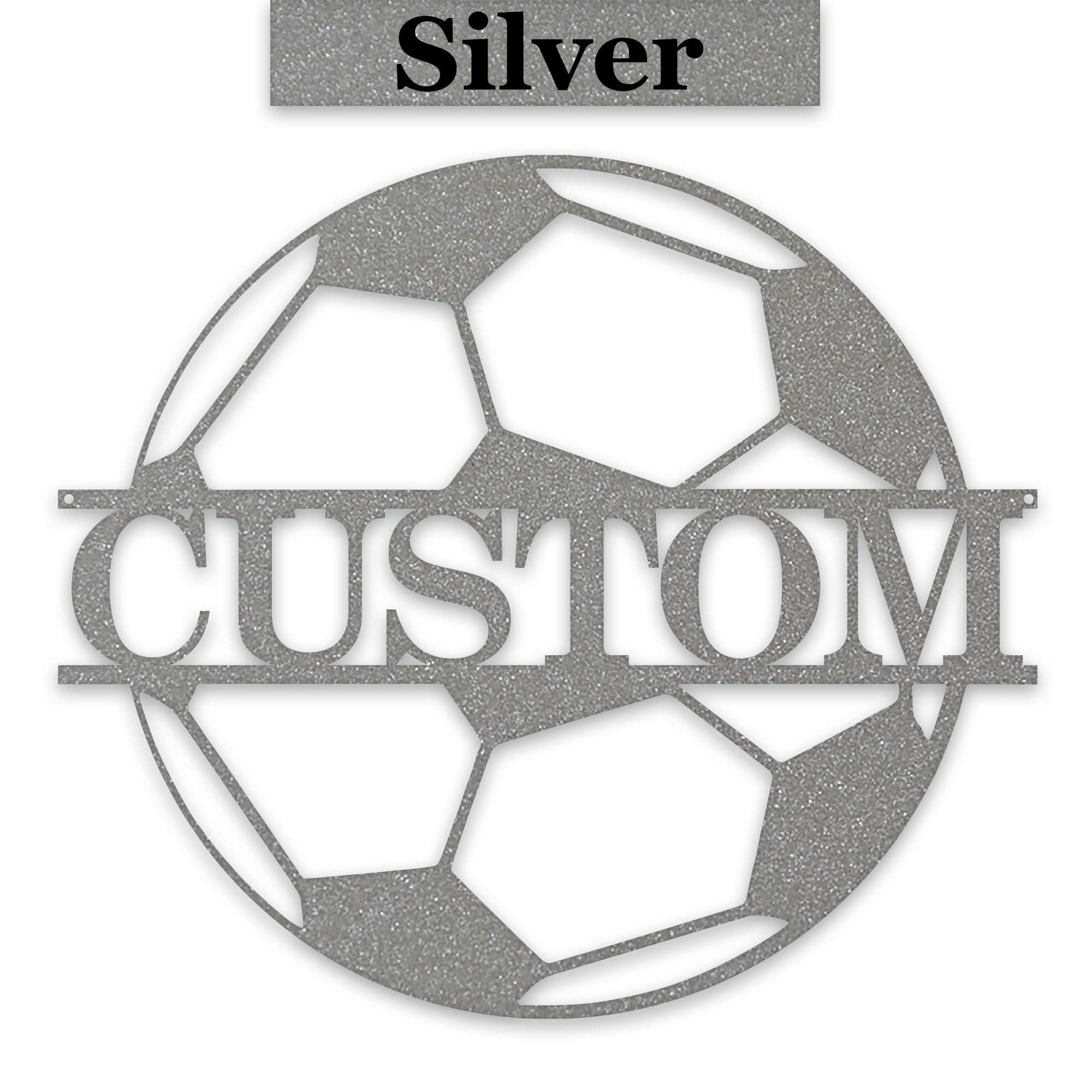 Soccer Ball - Personalized Metal Sign