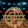 SPORT BALL- BASKETBALL Custom Metal Sign