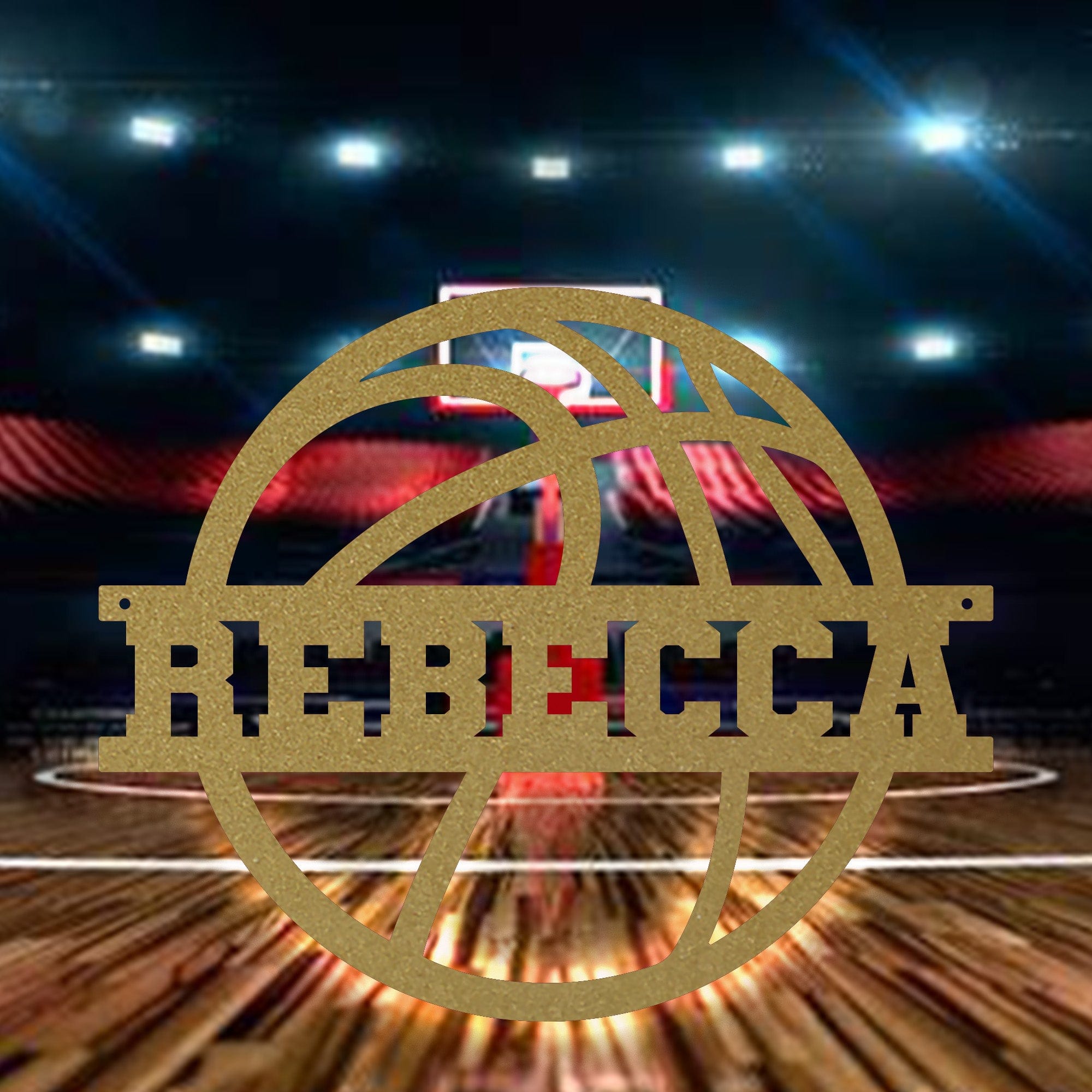 SPORT BALL- BASKETBALL Custom Metal Sign