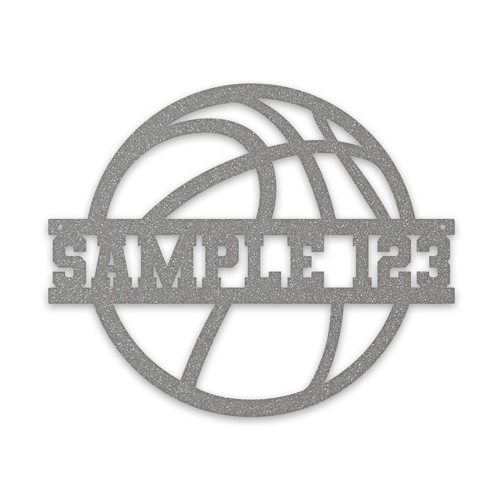 SPORT BALL- BASKETBALL Custom Metal Sign