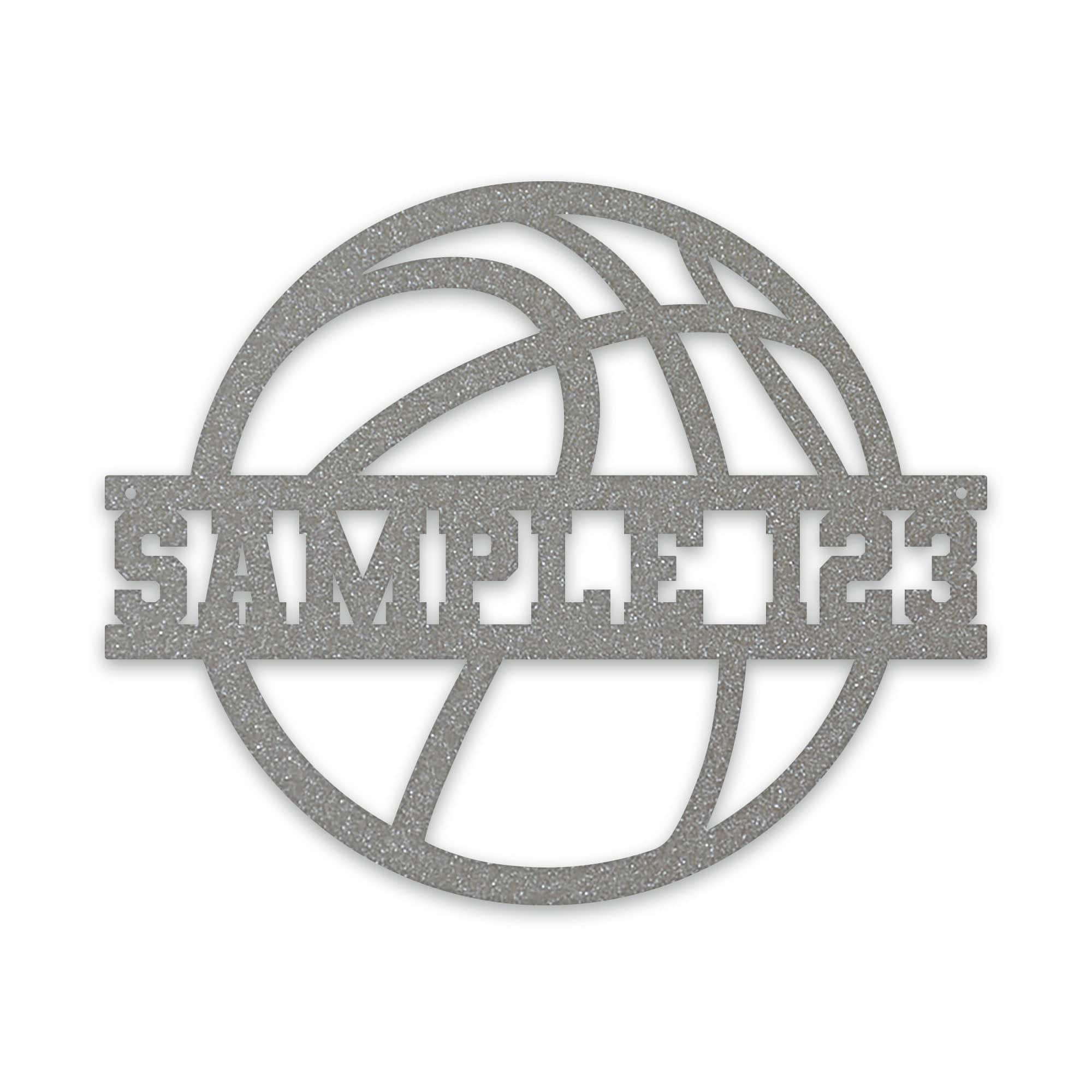 SPORT BALL- BASKETBALL Custom Metal Sign