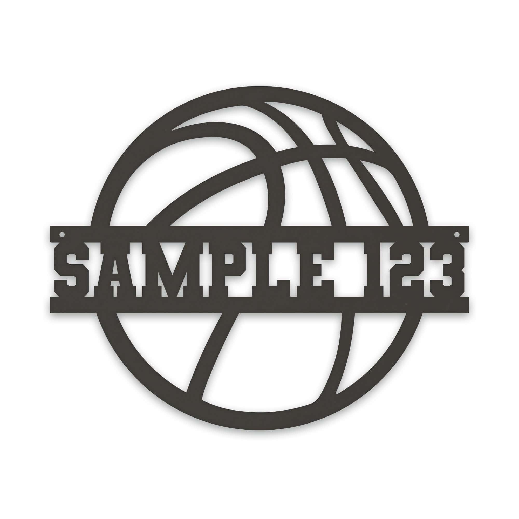 SPORT BALL- BASKETBALL Custom Metal Sign