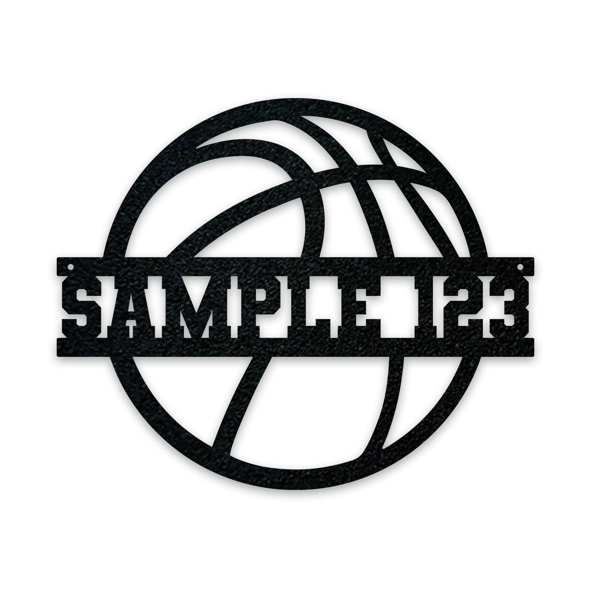 SPORT BALL- BASKETBALL Custom Metal Sign