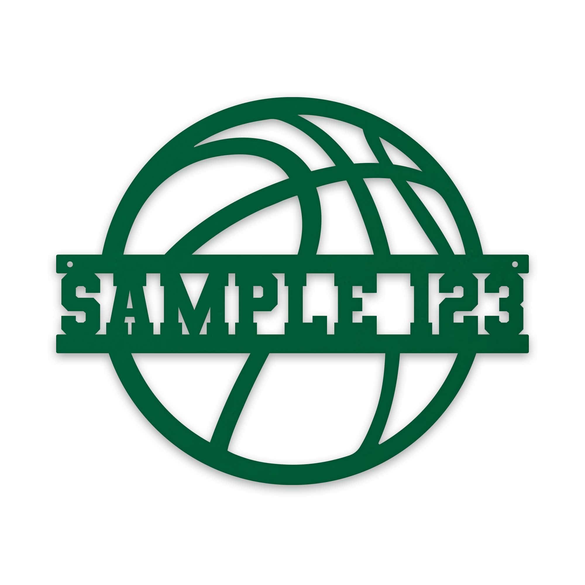 SPORT BALL- BASKETBALL Custom Metal Sign