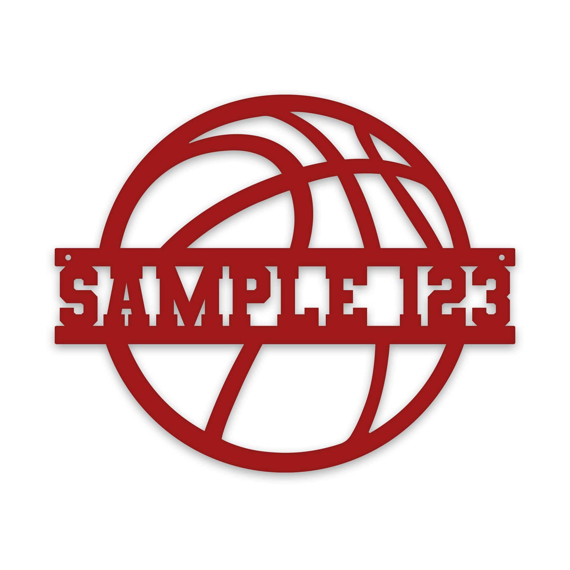 SPORT BALL- BASKETBALL Custom Metal Sign