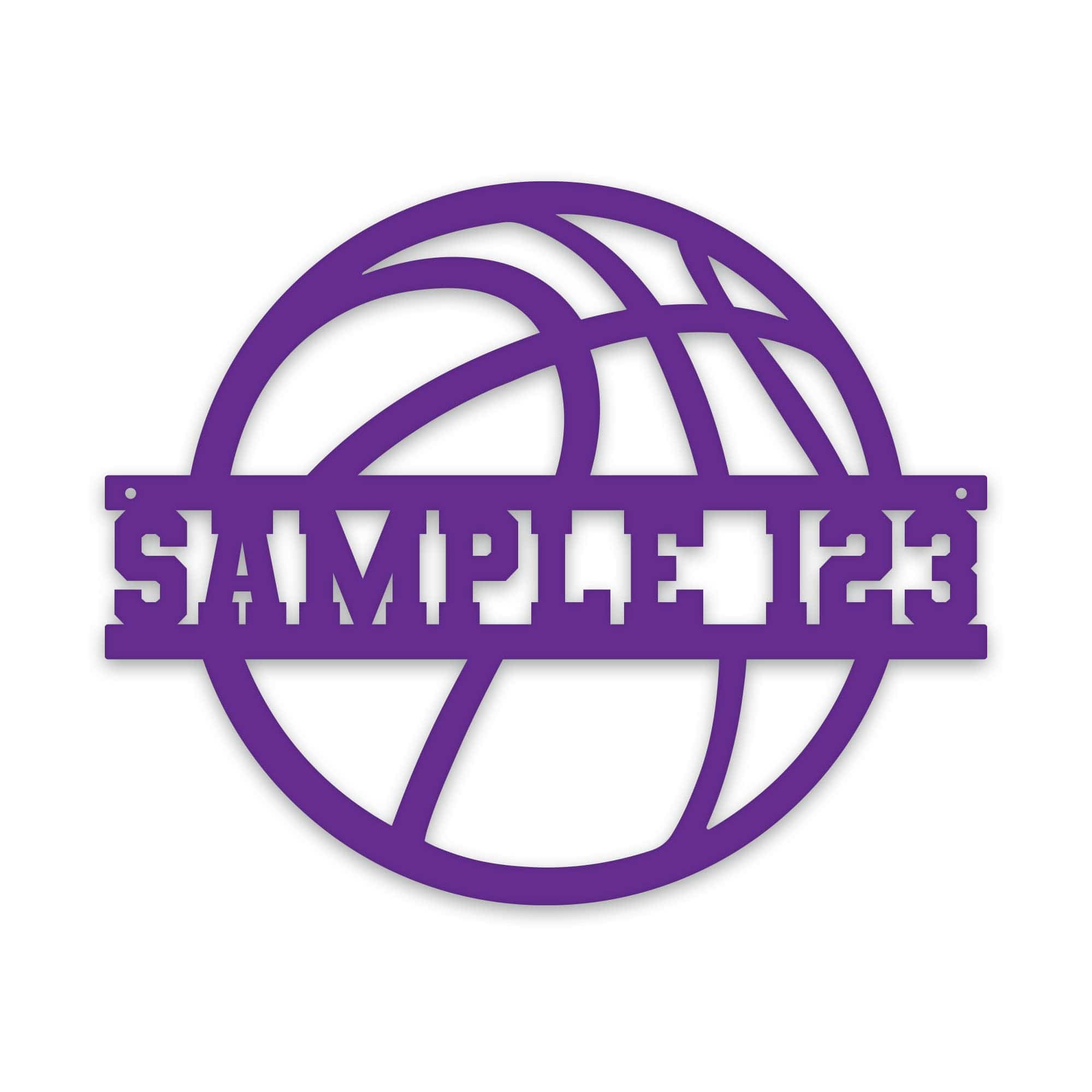 SPORT BALL- BASKETBALL Custom Metal Sign