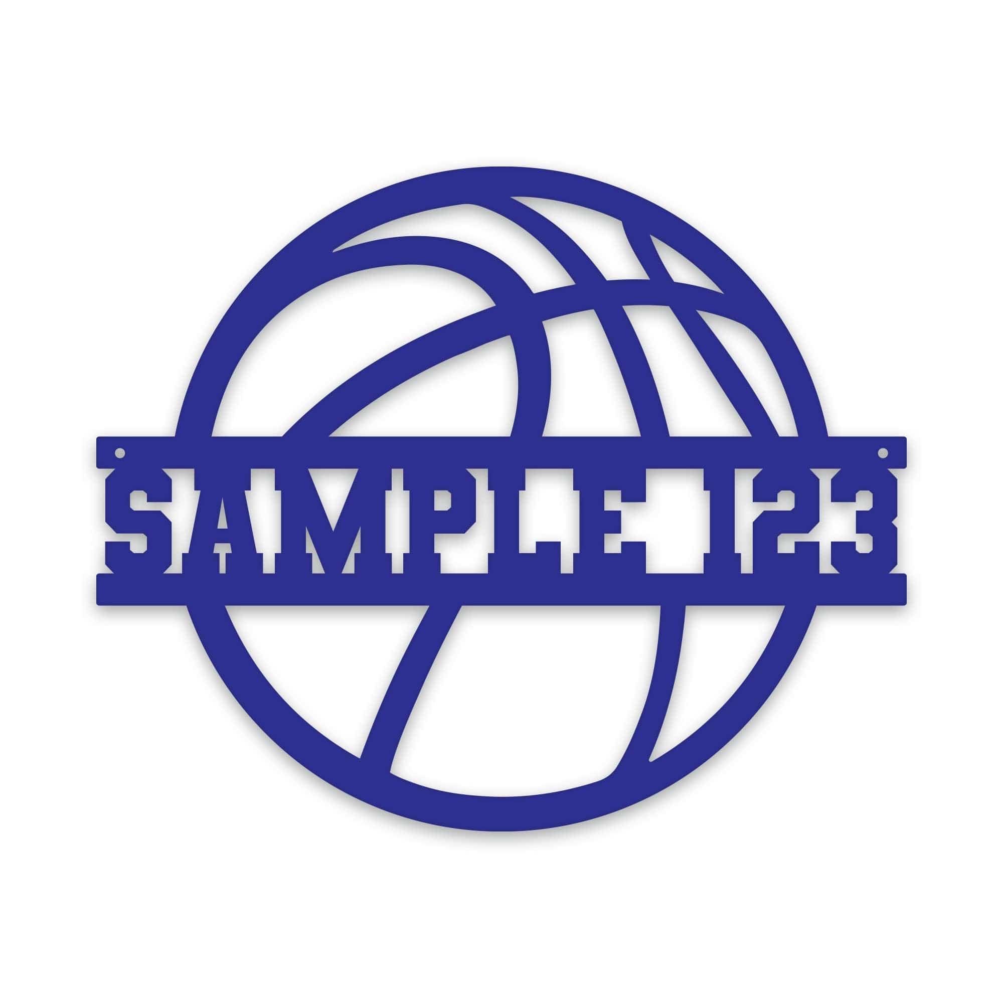 SPORT BALL- BASKETBALL Custom Metal Sign