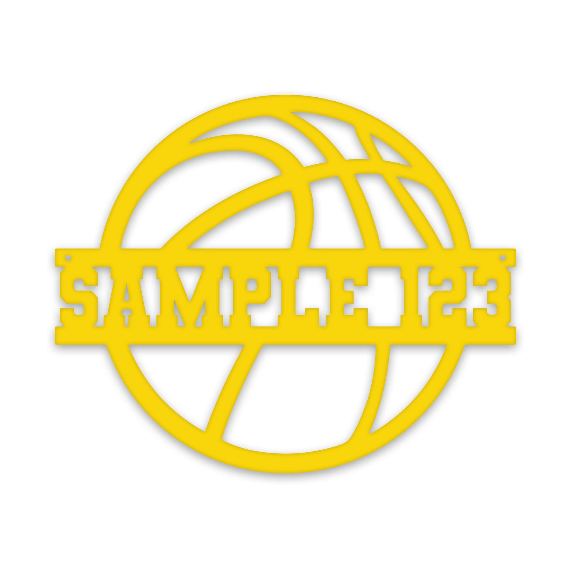 SPORT BALL- BASKETBALL Custom Metal Sign