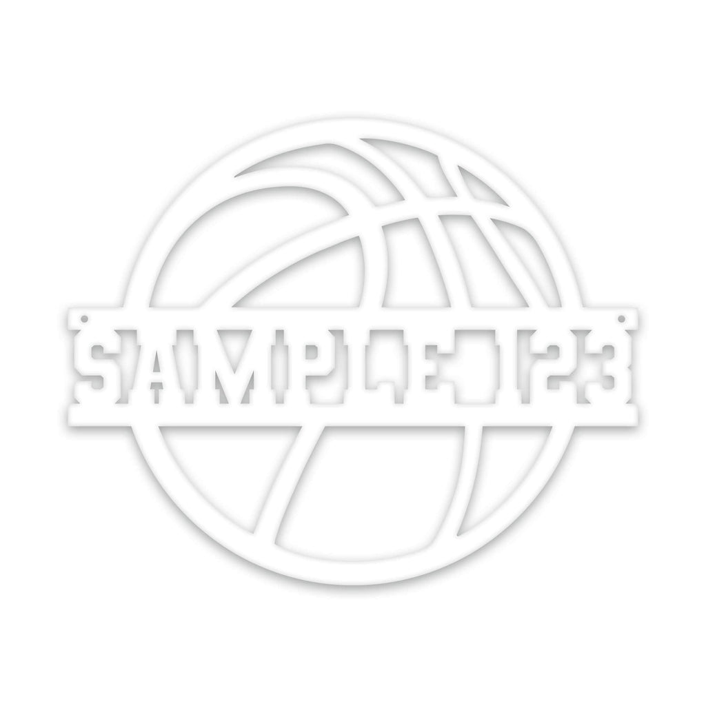 SPORT BALL- BASKETBALL Custom Metal Sign