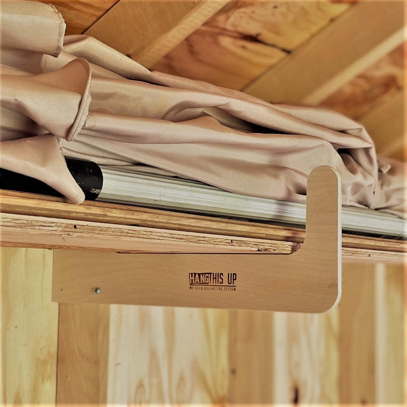Stud Mounted Shed Storage Organizer Hooks