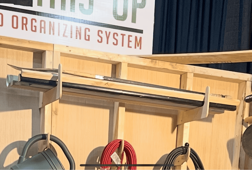 Stud Mounted Shed Storage Organizer Hooks