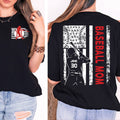 Custom Baseball Mom Shirt | Personalized Custom Name and Number T-shirt | Gift for Mom | Gift for Wife | Front & Back Shirt 682241