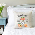 Sweet Peaches- Summer Pillow Cover 18x18 inch