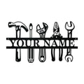 Tools Monogram - Metal Man Shed Decor