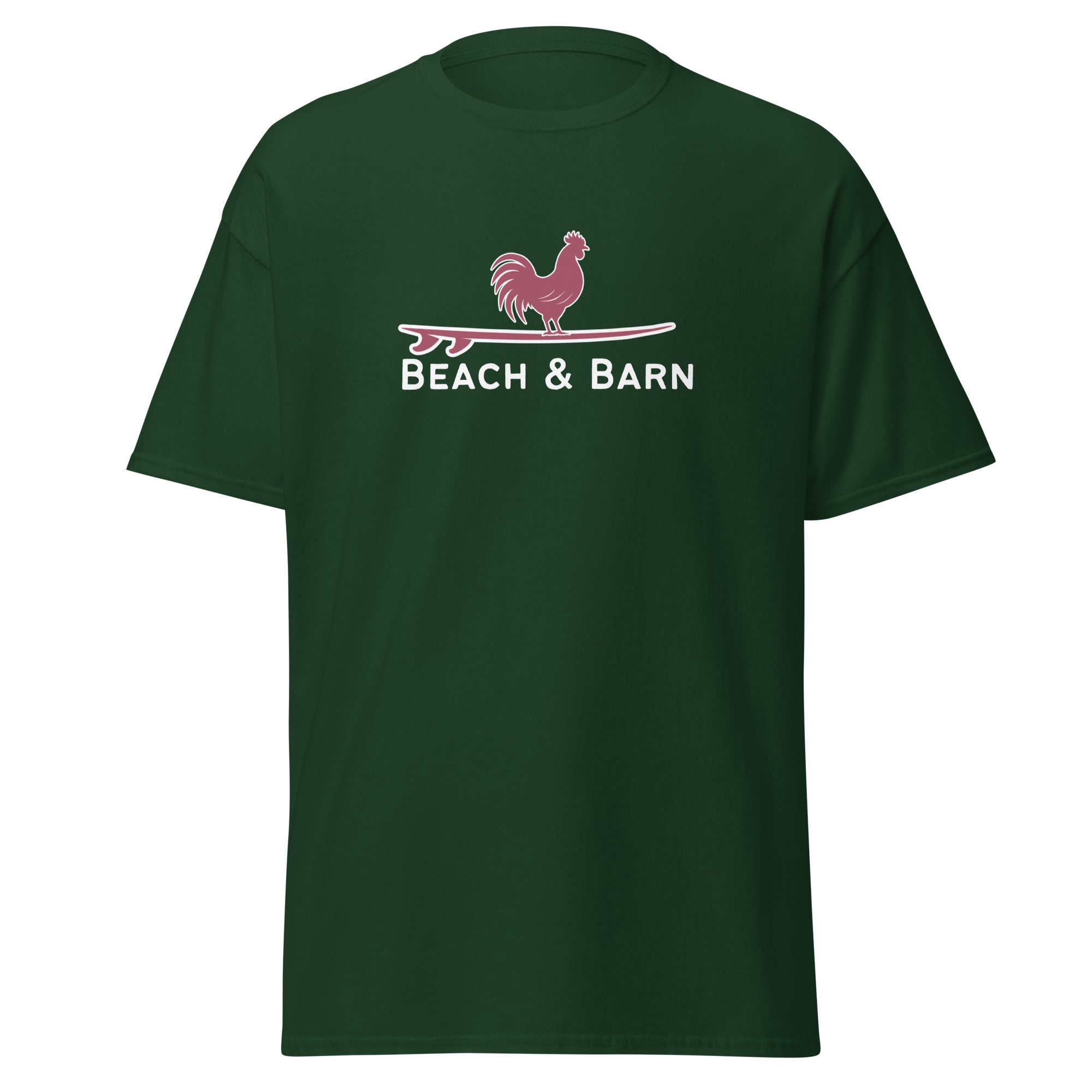 Beach & Barn Tee Surfing Chicken Men's T-Shirt