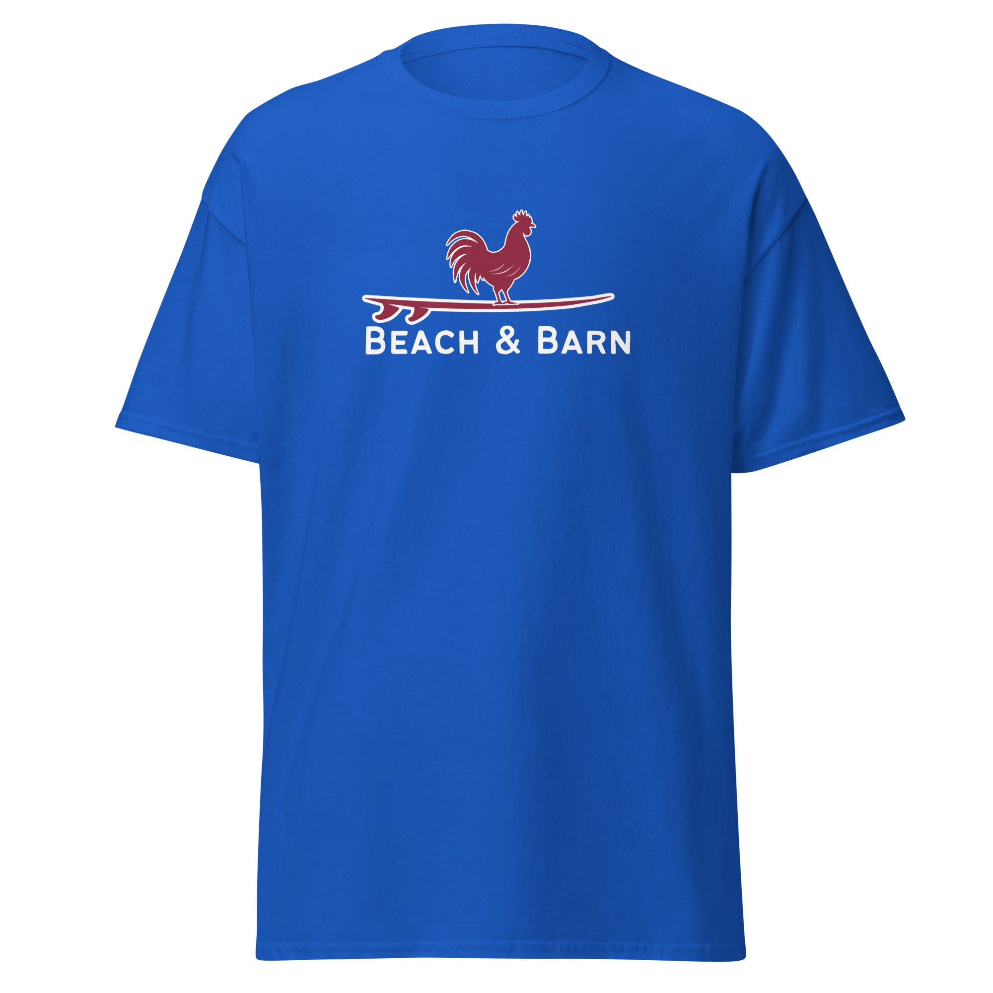 Beach & Barn Tee Surfing Chicken Men's T-Shirt