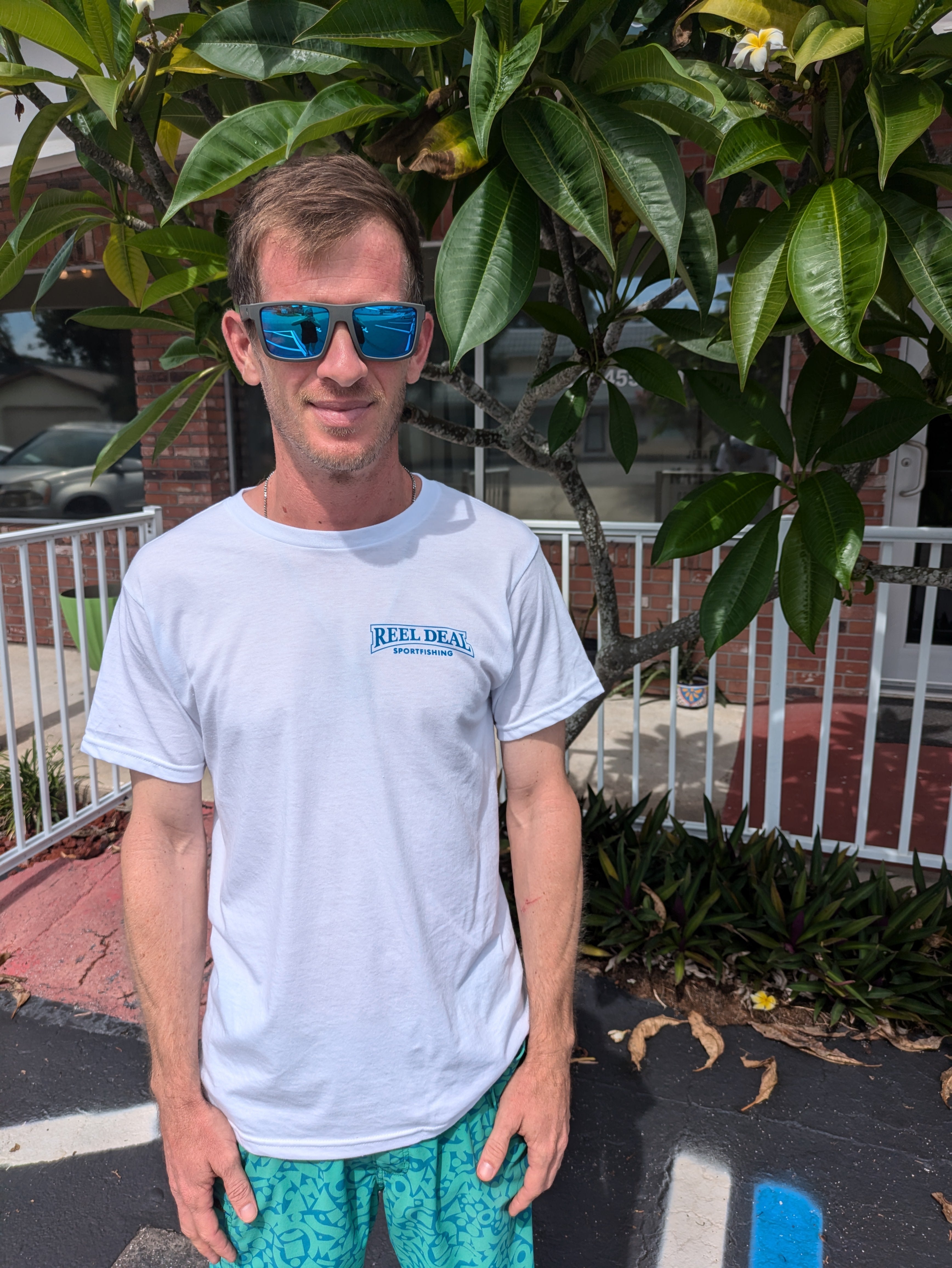 Reel Deal Grouper Tee (White)