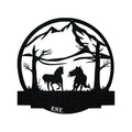 Wild Horses Monogram