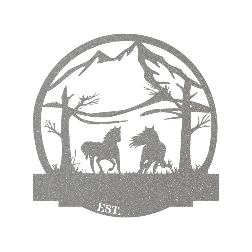 Wild Horses Monogram