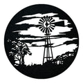 Windmill Metal Sign - Rustic Farmhouse Metal Wall Art | Durable Steel Plaque